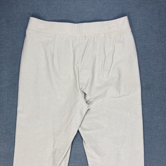 Eileen Fisher Pants Women Sz XS Tan Hi Rise Comfort Stretch Slim Ankle Trousers - Picture 8 of 15